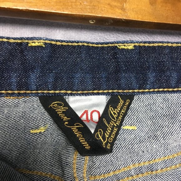 VTG Lucky Brand Mens Rivington Straight Blue Jeans size‎ 40x30 Stretch Denim - Picture 5 of 16